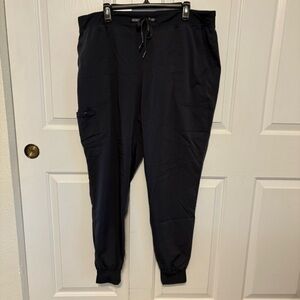Med Coture Charcoal Grey XL Tall Jogger Scrubs